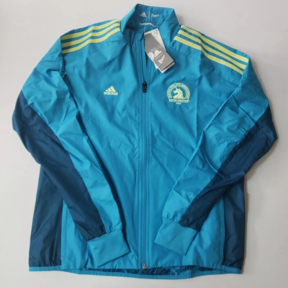 Adidas 2019 Boston Marathon Jacket Medium M NWT